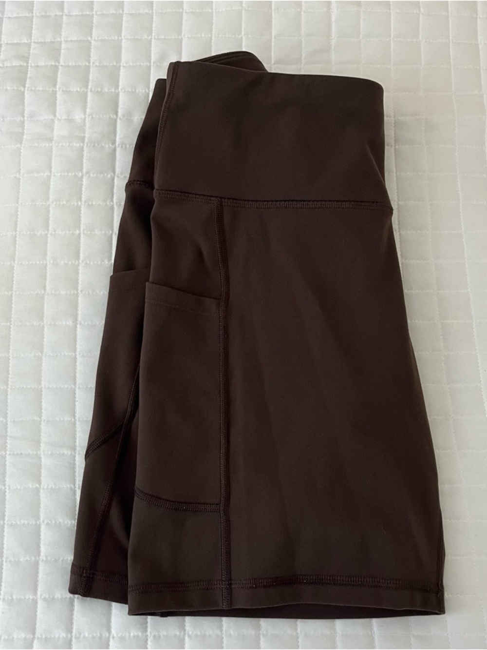 Brown Biker Shorts